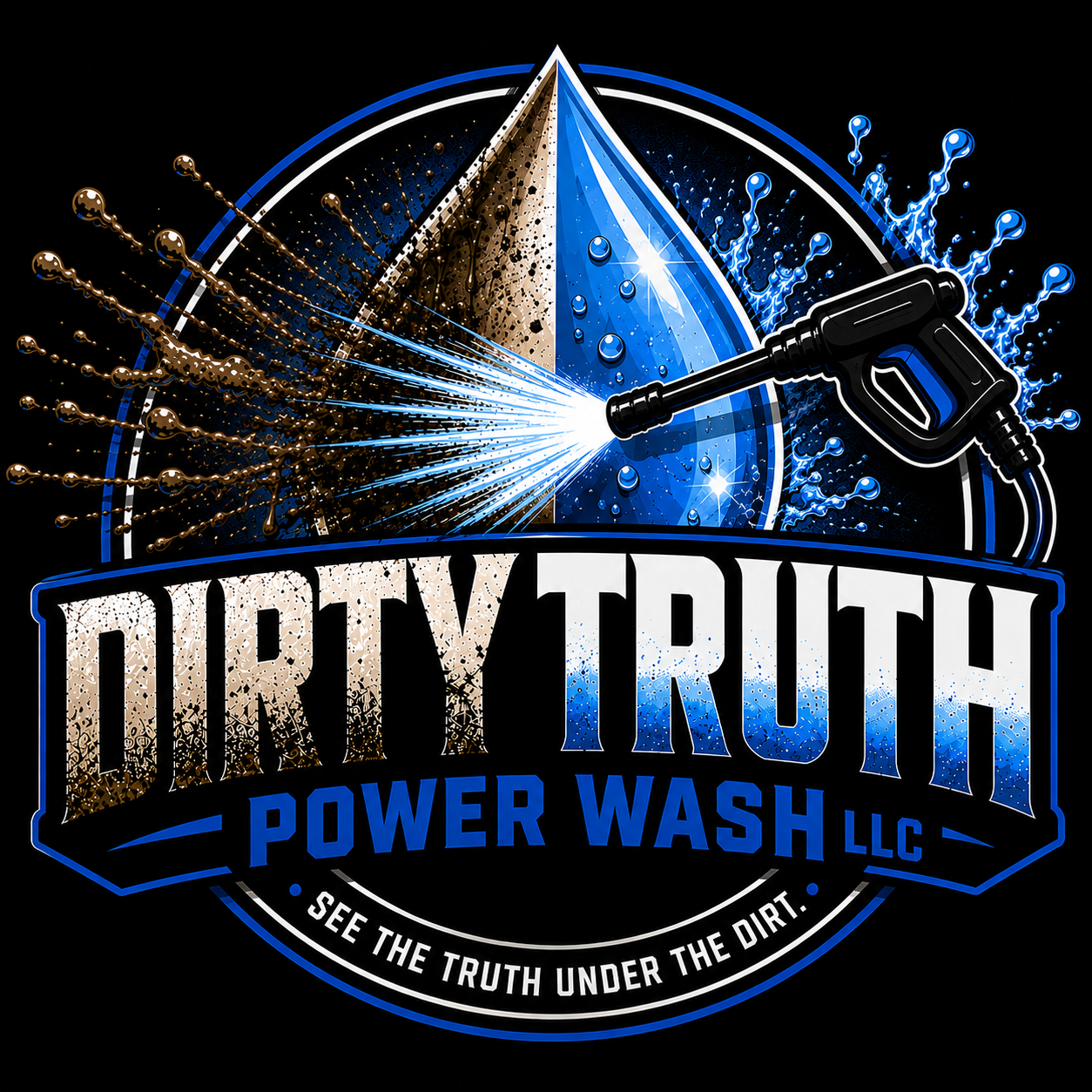 Dirty Truth Power Wash Logo
